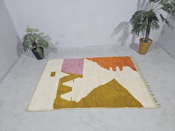 Image 1 of Tapis marocain artisanal en laine 250cmx150cm