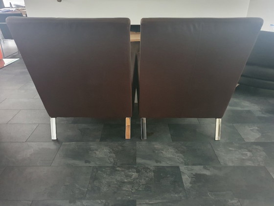 2 Poltrone Gelderland 6540 Design Jan De Bouvrie – Leather (photo 3 of 8)