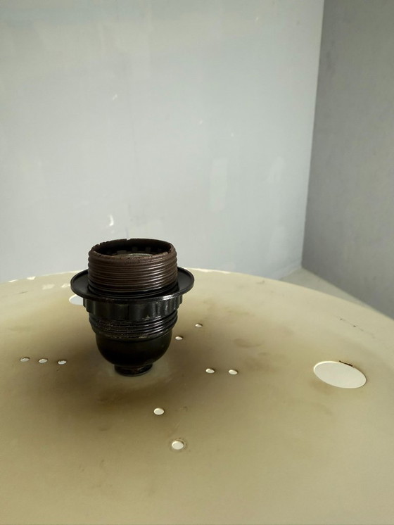 Image 1 of Lampada da parete o soffitto "Light Ball" in metallo rosso Castiglioni per Flos, Italia anni '70