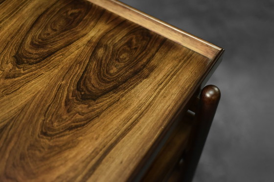 Image 1 of Chariot de service Ph23/2 en palissandre de Poul Hundevad, Mid Century Danish Modern, 1960s