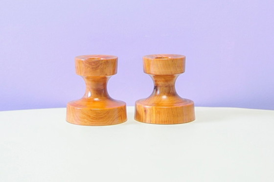 Set x2 Portacandele in Legno di Noce – Wood (photo 2 of 5)