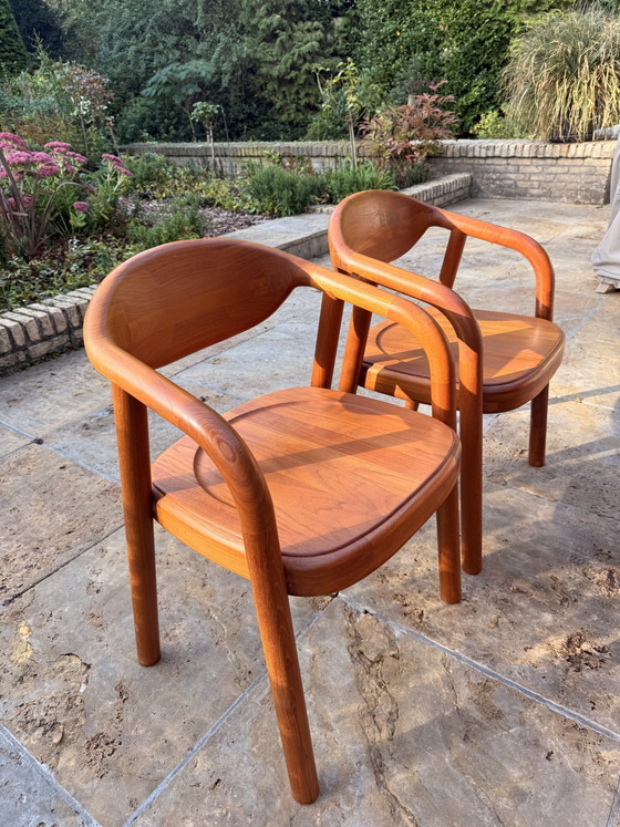 4 Chaises Vintage Design Danois de Korup. Teck Massif – Korup design, Chaises de salle à manger, Wood (photo 6 of 7)