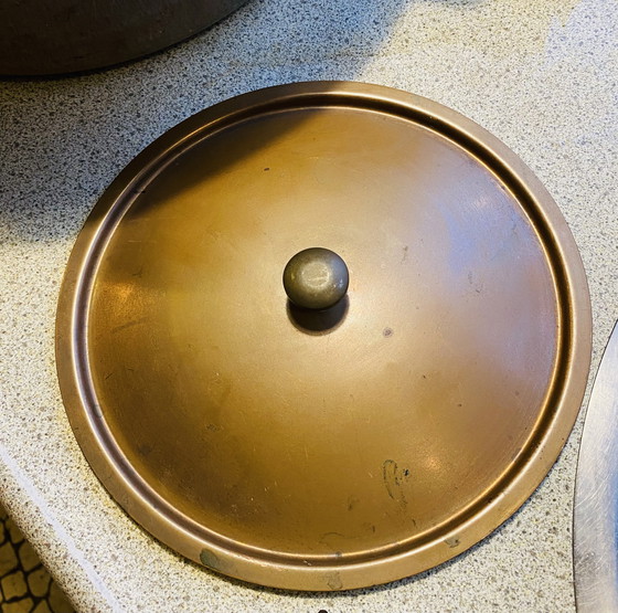 Image 1 of French jam bowl. Marmite pan