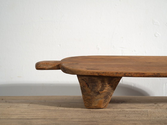 Antique pine wood side table, Central Europe, circa 1900, Coffee tables, Brown, Rustic (photo 19 of 21)