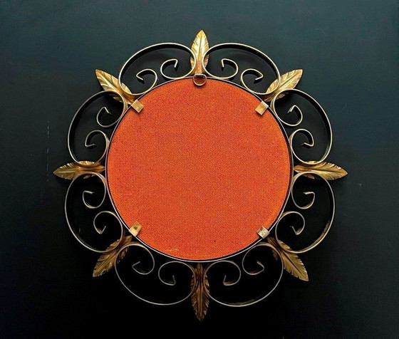 Image 1 of Deknudt Sun Mirror * Hollywood Regency * 60s Vintage