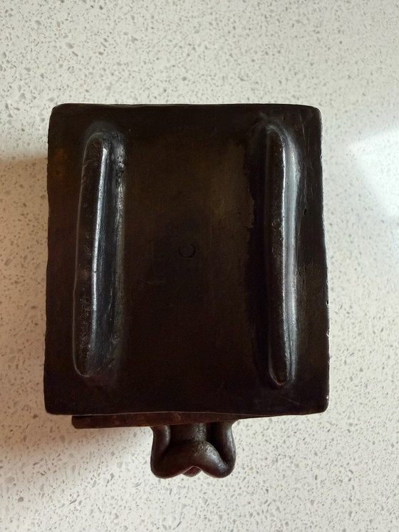 Old Ceramic Frog Box, Decorative Objects, Black (photo 5 of 7)