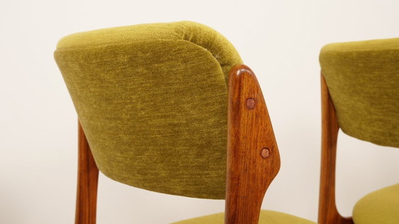 Image 1 of 4 x Dining Chairs | Erik Buch | Model 49 | Rosewood | Newly upholstered