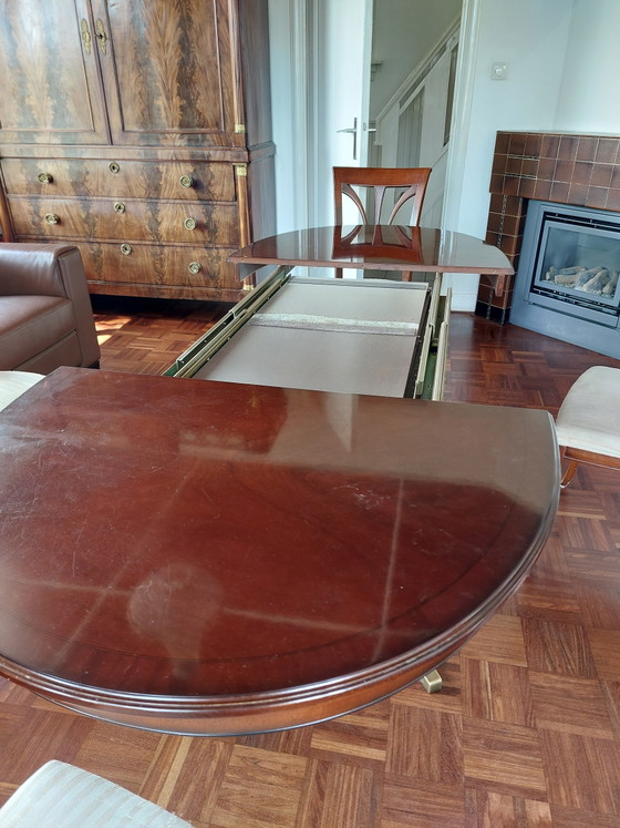 Mesa de comedor extensible con cuatro sillas a juego y mesa de centro. – Selva, Conjuntos de comedor, Wood (photo 5 of 10)