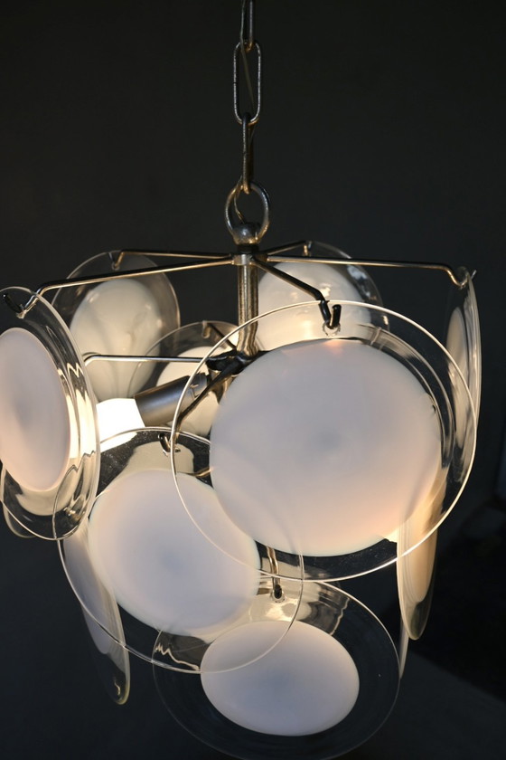 Image 1 of Italian Vistosi chandelier from the 60s or 70s