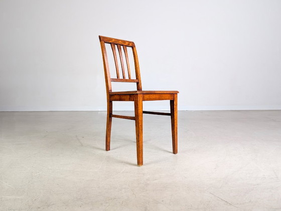 Image 1 of Silla Art Nouveau, antigua silla vienesa de caña, silla auxiliar, madera