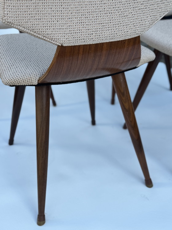 Image 1 of Satz von vier MCM-Esszimmerstühlen