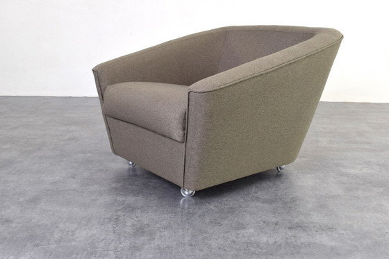 Image 1 of Ruimtevaart-achtige Duitse loungestoelen uit de jaren 60, set van 2