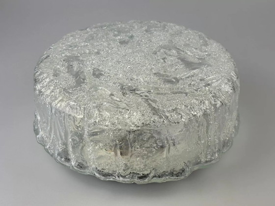 Image 1 of 60er 70er Jahre Deckenlampe Glashütte Limburg Germany Plafoniere Space Age