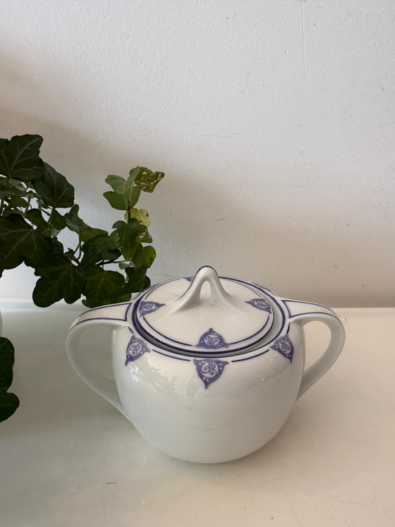 Zuccheriera in Porcellana Blu e Bianca – Stoviglie, Porcelain, Klassiek (photo 3 of 6)
