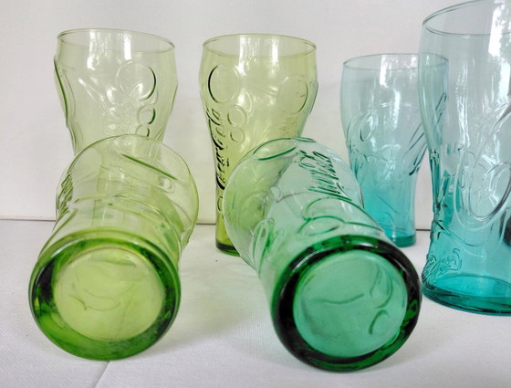 Vintage Coca-Cola McDonald's Glass Set (8 Pieces) – Luminarc – Coca Cola - Mc Donalds - Luminarc (photo 10 of 11)