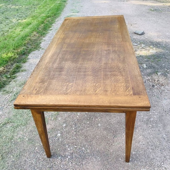 Image 1 of Antique Extendable Farm Table