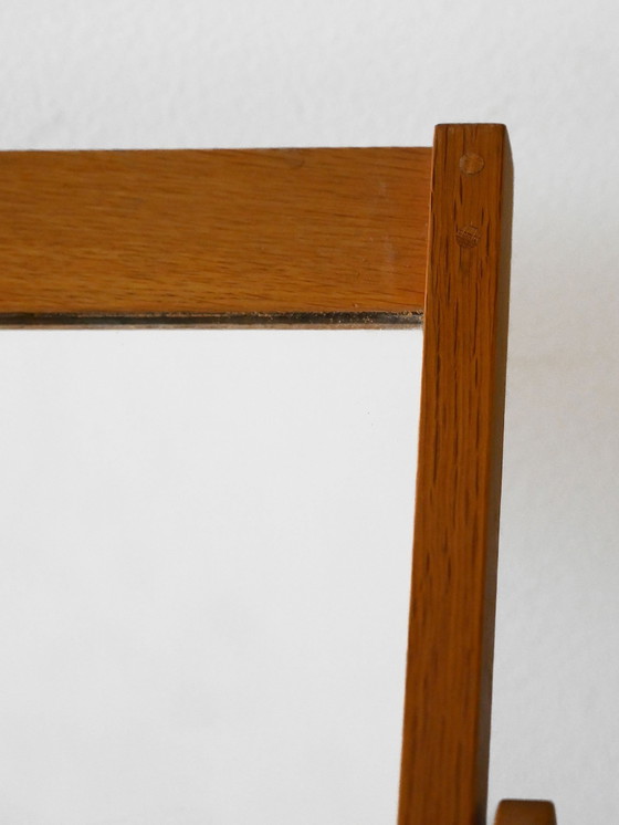 Image 1 of 1960s Adjustable Fröseke Teak Tabletop Mirror