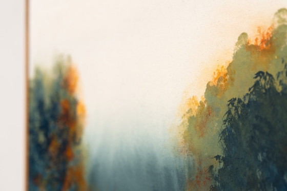Wildzwemmen bij zonsondergang – Schilderijen & Tekeningen, Canvas (photo 12 of 18)
