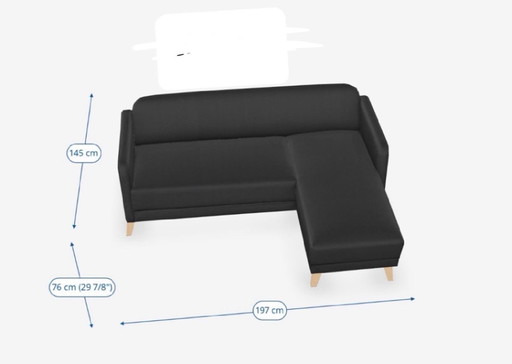 3 sitters L sofa