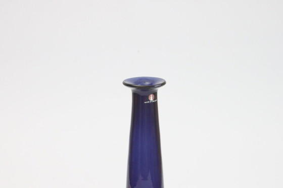 Image 1 of Timo Sarpaneva cobalt blue vase for Iitala, Finland 1964