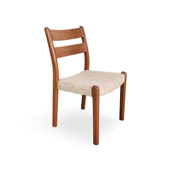 Image 1 of Originele set van 4 mid-century stoelen van EMC Mobler, Deens teakhout design.