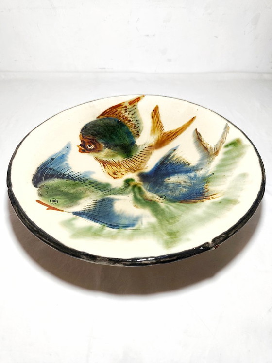 Image 1 of "Puigdemont" ceramic plate. Spain, 1970s.