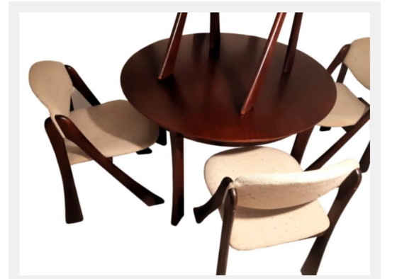 Image 1 of Tavolo da pranzo vintage in stile scandinavo