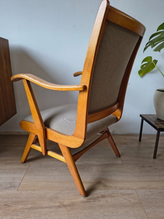 Poltrona Scandinava – Legno di Quercia – Anni '50/'60 – Poltrone (photo 3 of 10)