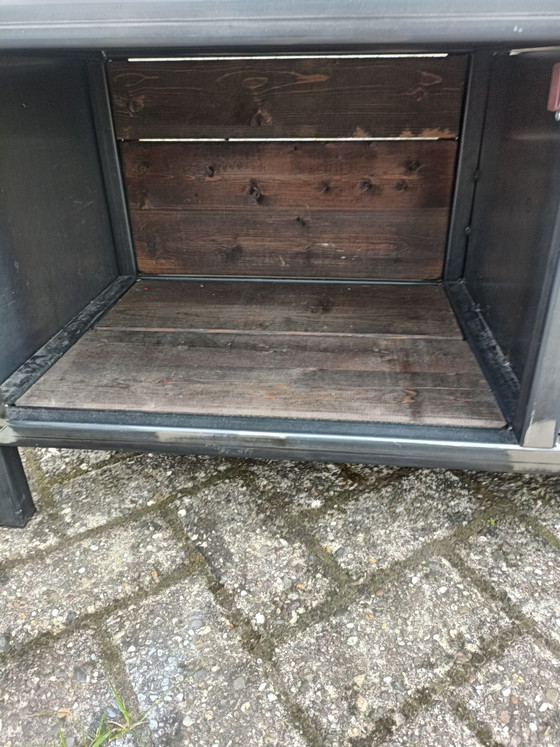 Industrieel Tv Meubel – Hal 5, tv-meubelen, Metal, Wood (photo 9 of 15)