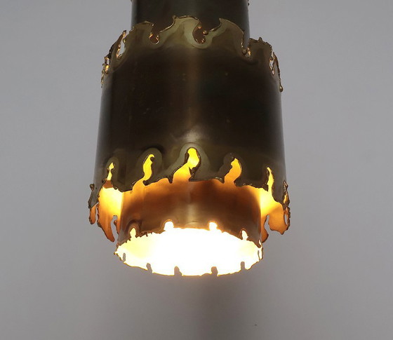 Image 1 of Set di lampade a sospensione vintage in ottone Holm Sorensen 6400