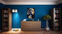 Acrylic Canvas Painting "Egyptia" (60x80 Cm) I