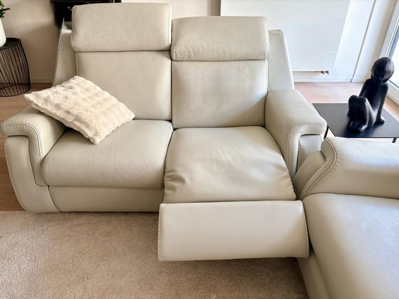 Image 1 of Conjunto de salón de cuero de alta calidad de 2 x 2 plazas