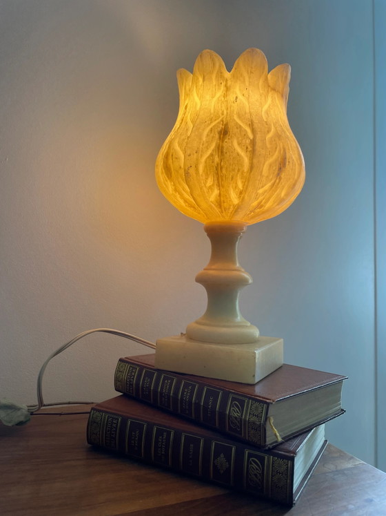Albasten Tulp Lamp – Leeslamp (photo 3 of 5)