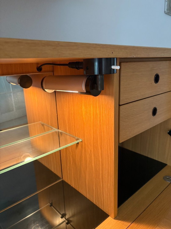 Image 1 of Mueble modular de pared Hülsta de roble claro en perfecto estado.