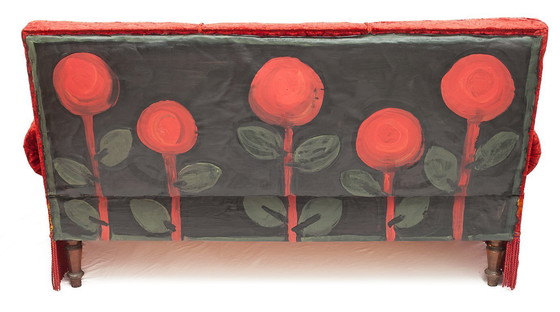 Image 1 of Divan Alsacien Rouge