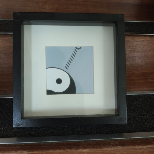 Abstract geometric wall object – Bauhaus / Memphis style – wanddecoratie, Paper (photo 2 of 7)