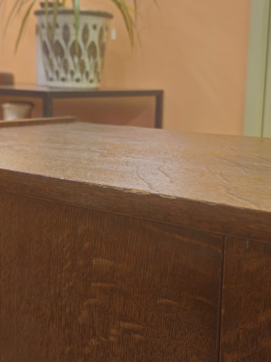 Image 1 of Platine vinyle vintage compacte, petit buffet, petit meuble audio pour salle de bain, mobilier de salle de bain