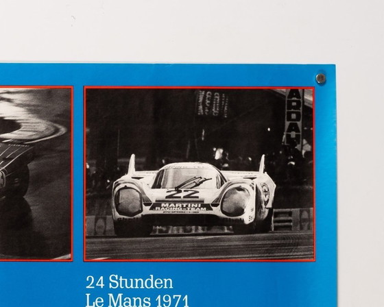 Image 1 of Porsche Geschiedenis 24 uur van Le Mans – 1980 – Originele Vintage Porsche Poster – Vintage – 76x102 cm