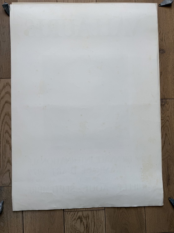 Image 1 of Picasso affiche originale 1972 Céramique Vallauris biennale Capron 