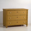 Mustard yellow antique chest of drawers (c.1920) #54 – Porcelain, Rustic (photo 9 of 40)