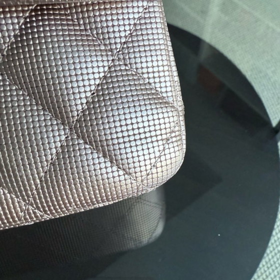 Image 1 of Chanel Classic Flap Medium - Pixelated Calfskin Metallic Pink Silver Hardware Series 21