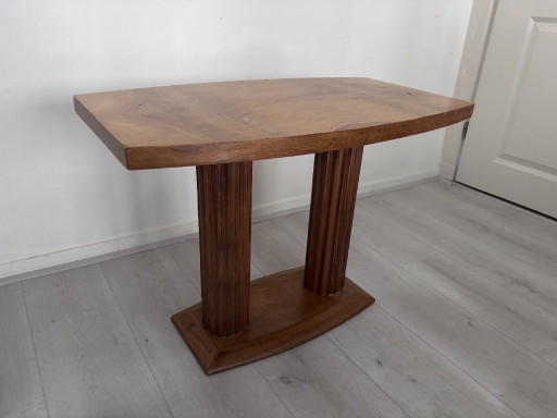 Antiker (Art-déco) Couchtisch aus Holz – salontafels, Wood
