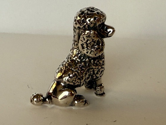 Image 1 of Saturno sterling silver poodle 