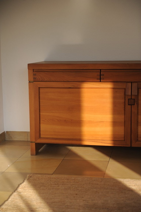 Image 1 of Pierre Chapo R08 Sideboard Buffet, Ulmenholz, Frankreich 1960