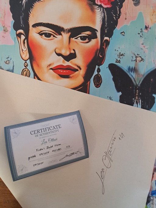 Frida's Bold - Digital Artist Painting on Canvas – schilderijen tekeningen (photo 2 of 15)