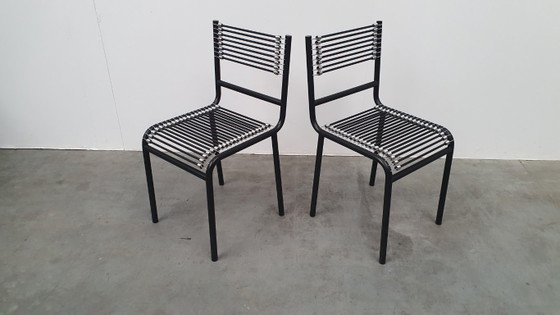 Rene Herbst Sandows design chairs Bauhaus Vintage sandow I – Dining chairs, Metal, Rubber (photo 9 of 17)