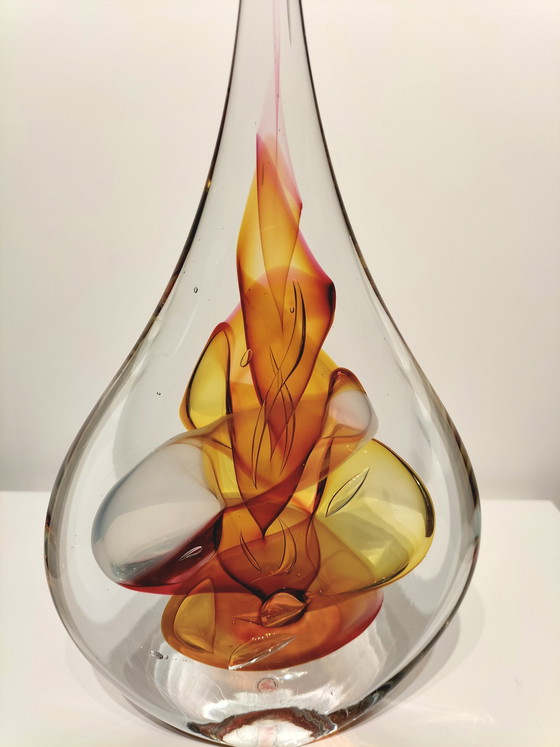 Image 1 of Goutte de cristal de la collection Ozzaro, en cristal de Bohême