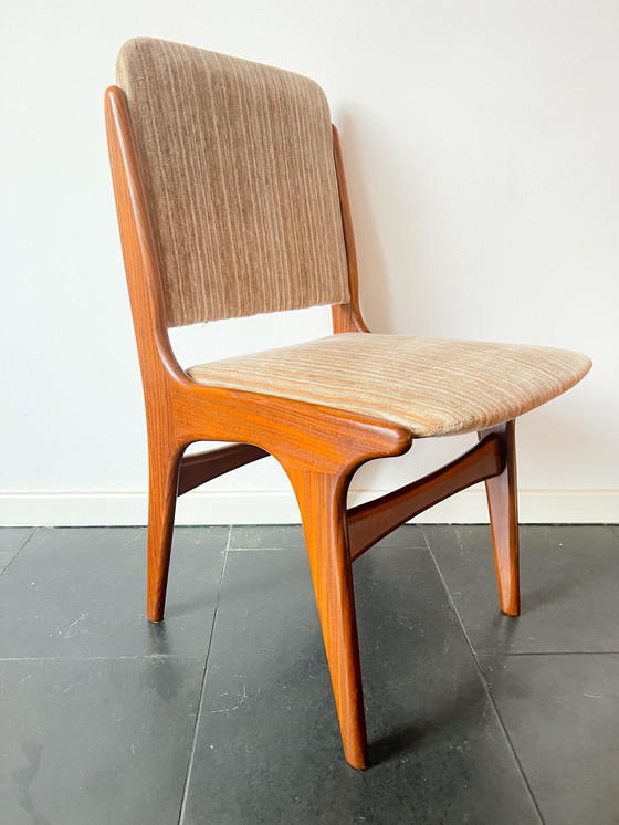 Image 1 of Vintage Chair - Mahjongg Netherlands - Johannes Andersen - Wood, Fabric - 60s/70s - Scandinavian Style
