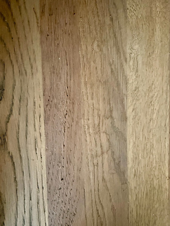 Bureau Dialma Brown DB001709, Chêne brossé, 3 tiroirs, Bureaux, Bois, Crème (photo 8 sur 11)