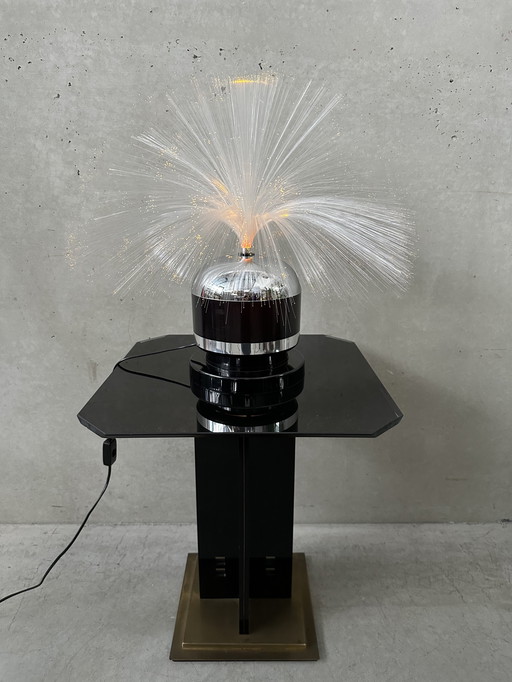 Lampe vintage en fibre de verre multicolore - années 1970